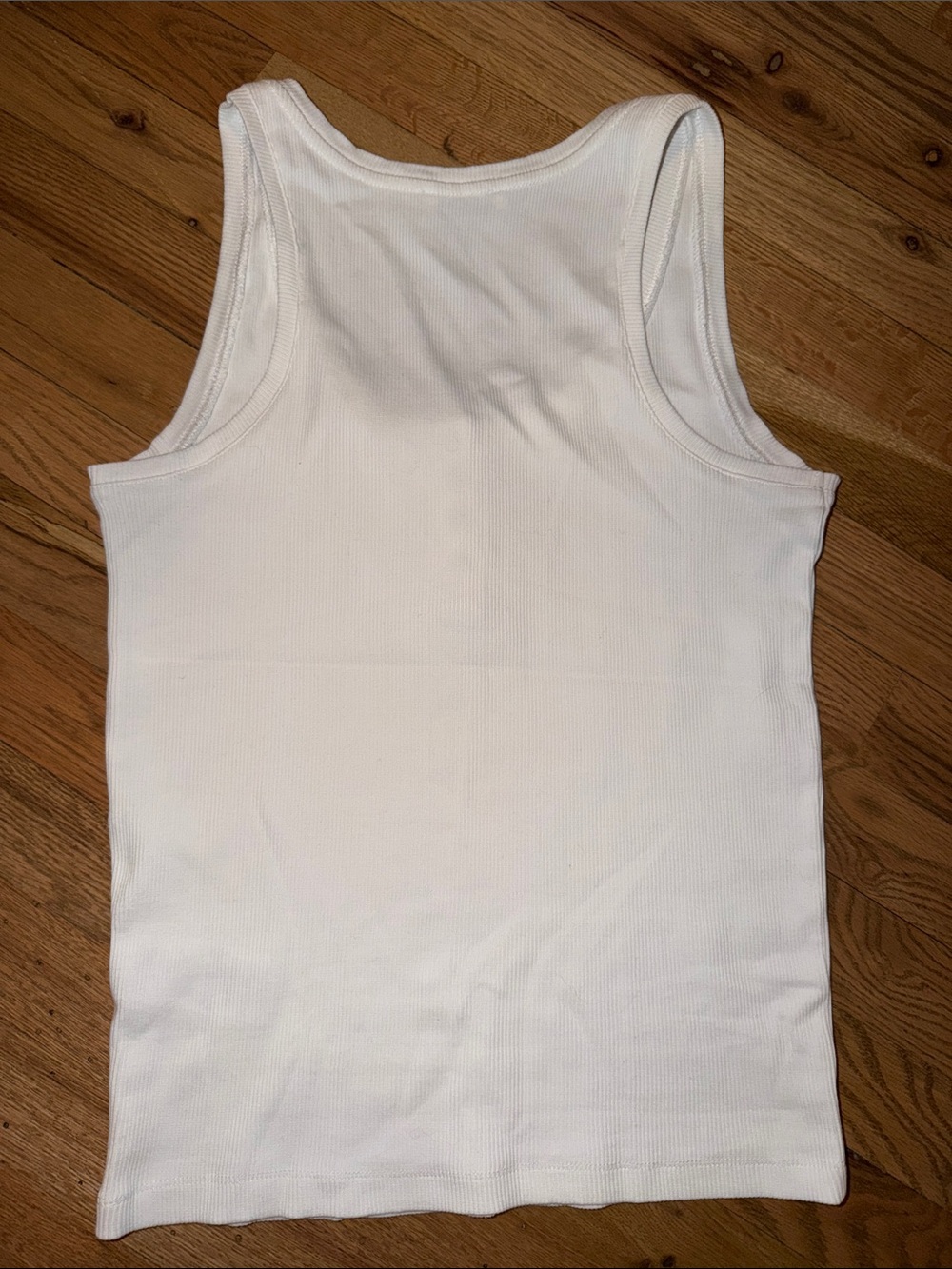 Anine Bing Alessia Tank Top in Ivory Size M - Picture 8 of 8